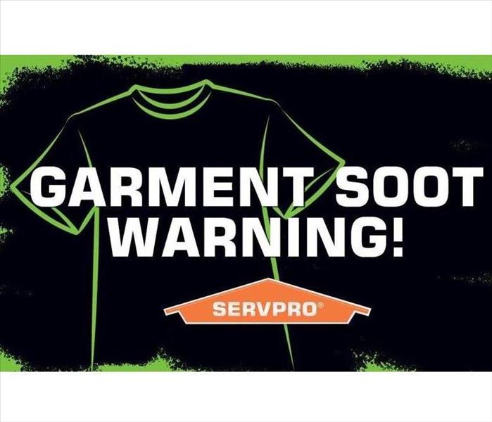 Garment Soot Waring Sign